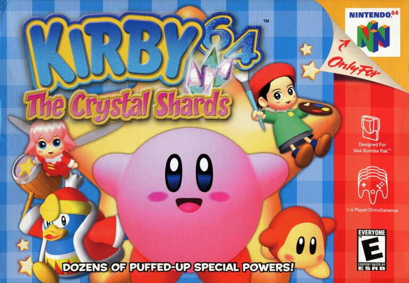 555871 kirby 64 the crystal shards nintendo 64 front cover orig