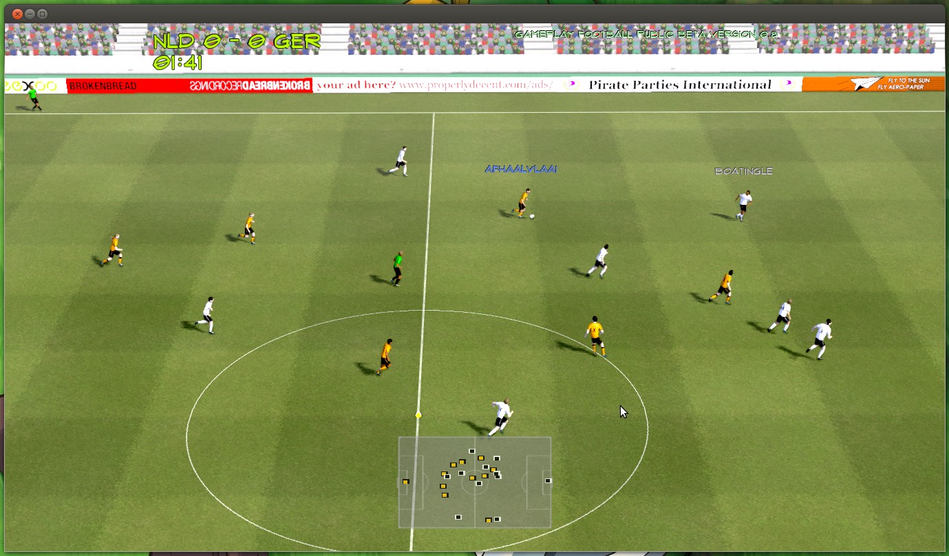 Gameplay Football, A 3D Soccer Game for Linux ~ Ubuntu Vibes