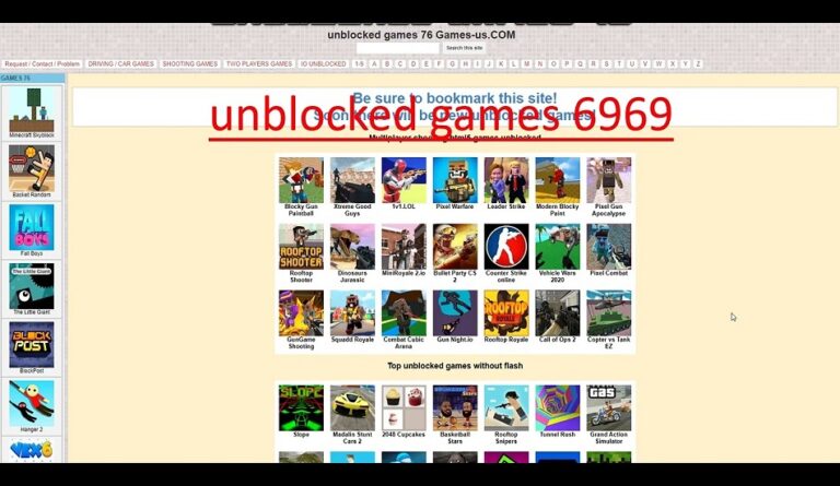 Unblocked Games 6969: The Ultimate Guide To Play