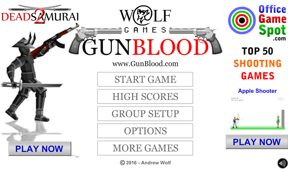 Gun Blood • Unblocked Games • Yandere Games
