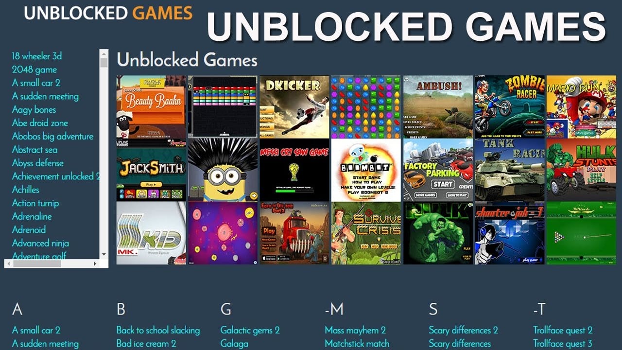 Everything You Need To Know About Unblocked Games | Hi Tech Gazette